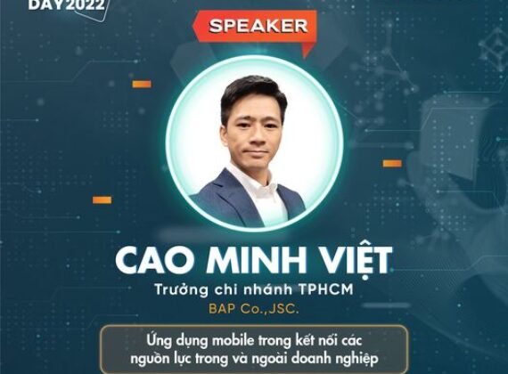 MEET BAP SPEAKER AT VIETNAM MOBILE DAY 2022