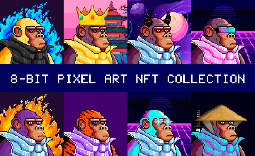 NFT Pixel art trên Behance