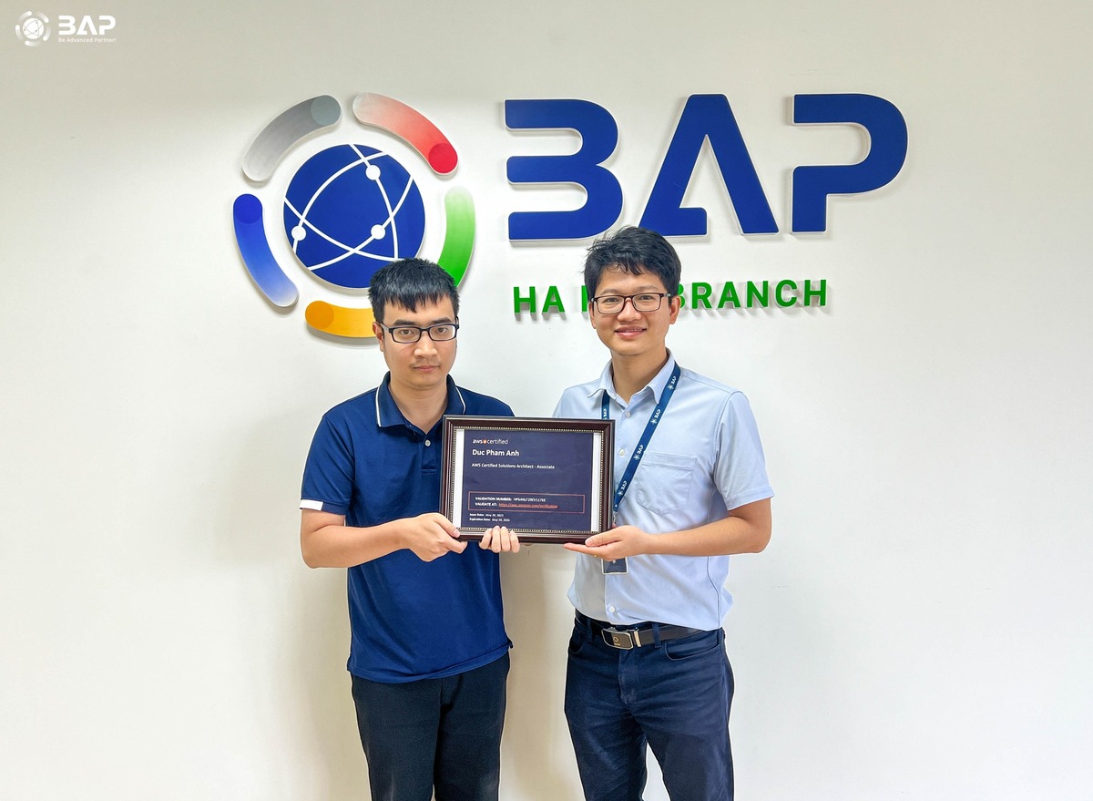 NHÂN VIÊN BAP Ha Noi ĐẠT CHỨNG CHỈ QUỐC TẾ
